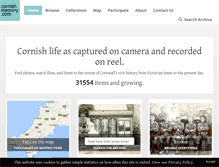 Tablet Screenshot of cornishmemory.com